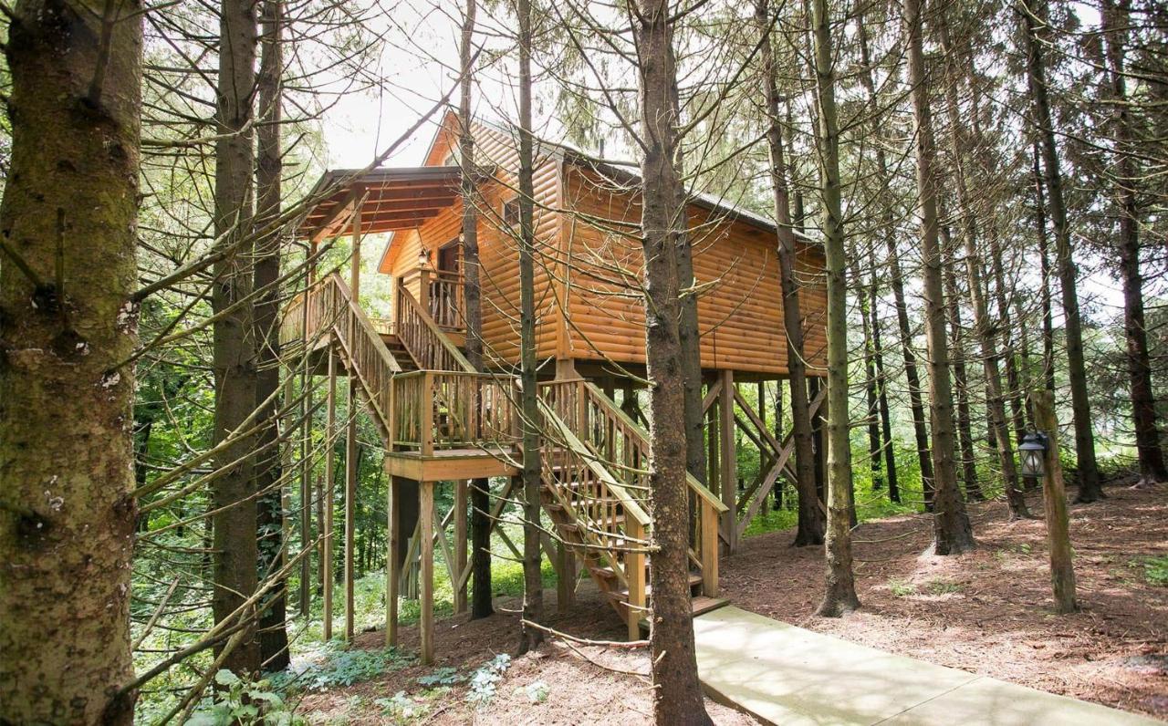 Whispering Pines Treehouse By Amish Country Lodging Millersburg Exterior foto